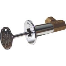 Canterbury 0.5 in. Polished Chrome Angled Gas Valve