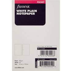 Filofax Presentasjonstavler Filofax Pocket Diary White Plain Notepaper Refill