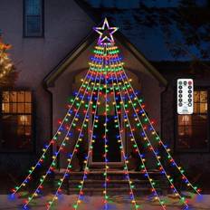 Battery-Powered Christmas Lights Gogsic Decoration Outdoor Star String Christmas Lamp