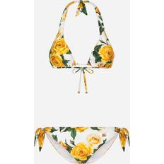 Women Bikini Sets Dolce & Gabbana Flowering Triangle Two-Piece Bikini Set