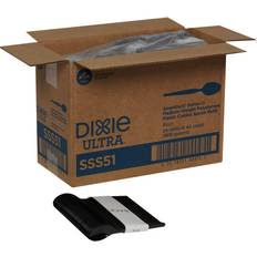 Disposable Flatware Dixie Disposable Cutlery Smartstock Refill Black 24-pack