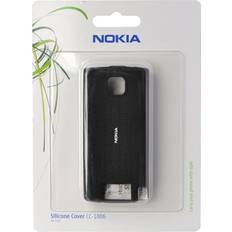 Nokia Handyhüllen Nokia silicon cover cc-1006, schwarz, für 5250