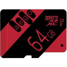 64gb micro sd card AEGO AEGO 64gb Micro sd Card 64GB MicroSD Card U3 Micro SDXC Memory Card for Dash Cam Nintendo Gopro with Adapter U3 64GB
