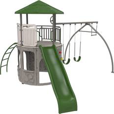 Slides Playground Lifetime Adventure Tower Playset Swing Set