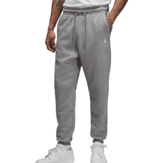 Men - Outdoor Pants Jordan Jordan Essentials Fleece Trousers - Carbon Heather/White