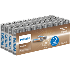 Philips Alkaline AAA 40-pack