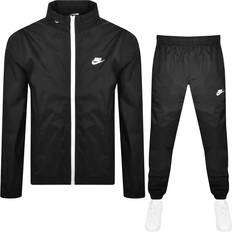 Hoher Kragen Jumpsuits & Overalls Nike Club Lined Woven Tracksuit Men - Black
