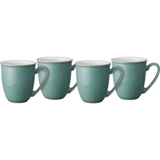 Denby Cups & Mugs Denby Elements Fern Green Set Espresso Cup 4