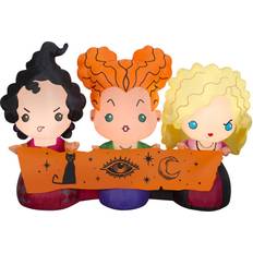 Party Decorations Gemmy Inflatable Decorations Prelit Hocus Pocus Sanderson Sisters with Banner