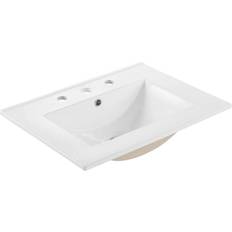 Glazed Ceramics Bathroom Sinks modway Cayman (EEI-3766-WHI)