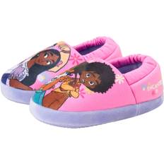 Disney Children's Shoes Disney Girls' Encanto Slippers Mirabel and Luisa Plush Fuzzy Slippers, Non-Skid Sole 5-12 11/12, Mirabel And Luisa