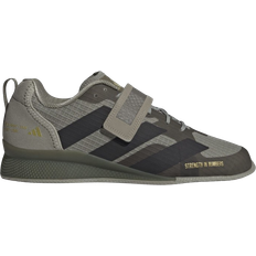 Canvas Trainingsschuhe adidas Adipower III Weightlifting - Silver Pebble/Core Black/Olive Strata