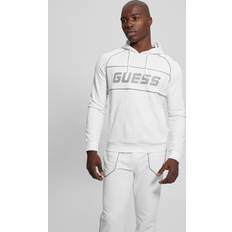 Guess Sweaters Guess Eco Mesh Lugh Hoodie White