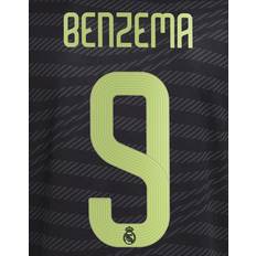 Real Madrid 2022/23 Third Benzema #9 Jersey Name Set