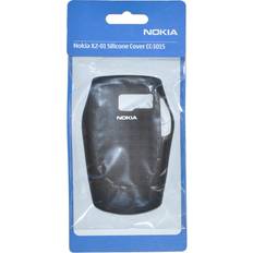 Nokia Handyfutterale Nokia silicon cover cc-1015, x2-01, black, blister Schwarz