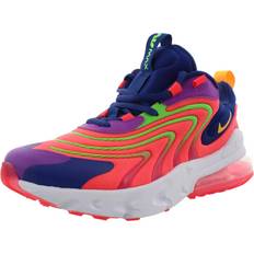 Children's Shoes Nike Air Max 270 React Eng Boys Shoes Color: Laser Crimson/Laser Orange/White/Blue