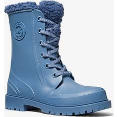 Blue Rain Boots Michael Kors Montaigne Rain Boots Denim