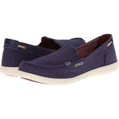 Crocs Low Shoes Crocs Women's Walu Loafers, Nautical Navy/Stucco