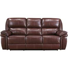Leather Sofas Homelegance Lexicon Lyman Match 87" 3 Seater