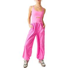 Pink - Women Jumpsuits & Overalls Righteous Runsie Jumpsuit