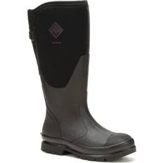 Black Rain Boots Muck Boots Womens Chore Adjustable Tall Neoprene Wellington Boots Wellies