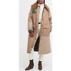 Coats Barbour x GANNI Burghley Quilted Recycled Shell Coat