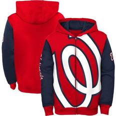 Outerstuff Major League Baseball Jackets & Sweaters Outerstuff Washington Nationals Youth Red Poster Board Full-Zip Hoodie