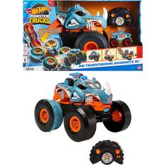 Hot Wheels RC Toys Hot Wheels Monster Trucks HW Transforming Rhinomite RC