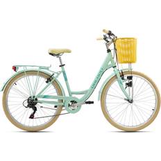 26" City Bikes Da Capo 26'' Cantaloupe mint with basket RH Damenfahrrad