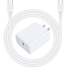 Batteries & Chargers 18W USB C Fast Charging Wall Charger for iPad Pro 12.9 /11 Google Pixel 5/5XL/4a/4 XL/3 XL/3a/2 Samsung Galaxy S21 S20 FE S20 S10 S10e Note 20 Ultra A10E A20 A51 A71 PD Adapter 6ft USB C to C
