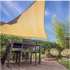 Awnings Backyard Expressions 10ft 10ft Triangle Square Sun Shade Sail