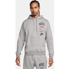 Nike Club Fleece Men's Pullover Hoodie Grey