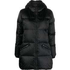 Tommy Hilfiger Jackets Tommy Hilfiger zip-up hooded puffer jacket women Polyamide/Down/Polyester/Feather Black