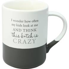 Pavilion Gift Large I Wonder How Often My Kids Look At Me And Think This Bitch Is Crazy Coffee Cup 18fl oz