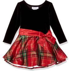 Boys Dresses Children's Clothing Bonnie Jean Girls' Little Hipster Dresses, red/Green Plaid