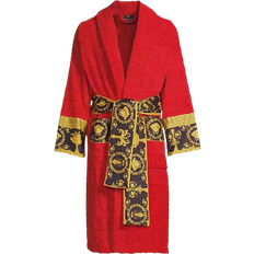 Men Robes Versace Barocco Robe - Red