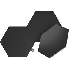Innendørsbelysning Veggarmaturer Nanoleaf Hexagon Black Veggarmatur 33st