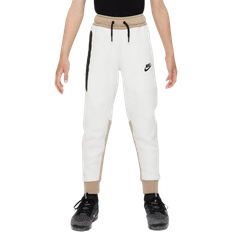 Nike Junior Tech Fleece Pants - Summit White/Khaki/Black/Black (FD3287-121)