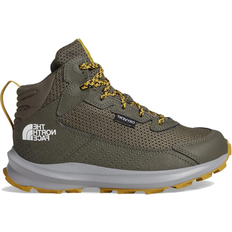 The North Face Kid's Fastpack Hiker Mid WP Hiking Boots - New Taupe Green/Mineral Gold