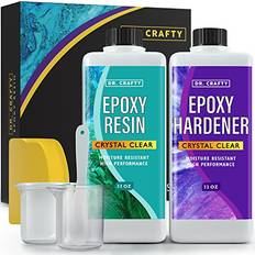 Dr Crafty Epoxy Resin Epoxy Resin Kit Crystal Clear Art Resin Epoxy Resin Kit Casting Resin Countertop Epoxy Wood 64 Oz