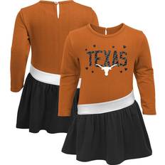 Orange Dresses Children's Clothing Outerstuff Girls Preschool Texas Orange Texas Longhorns Heart to Heart French Terry Dress