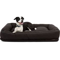 Dog Beds, Dog Blankets & Cooling Mats Pets Petco Brand - Reddy Indoor/Outdoor Black Dog Bed, 48" X