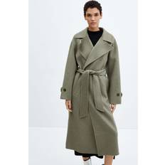 Damen - Grün Mäntel Mango Verdi Wool Blend Coat