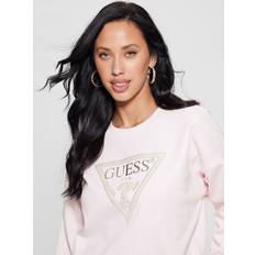Guess Sweaters Guess Eco Relaxed Sweatshirt Pink