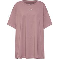 Nike Women's Sportswear Essential T-shirt Plus Size - Smokey Mauve/White
