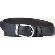 Belts Montblanc Men's Horseshoe-Buckle Reversible Leather Belt