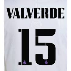 Real Madrid 2022/23 Home Valverde #15 Jersey Name Set
