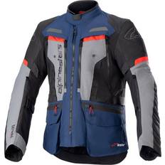Herren Motorradjacken Alpinestars Bogota Pro Drystar wasserdichte Motorrad Textiljacke, blau, Größe Herren