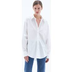 White - Women Shirts Filippa K Cotton Poplin Shirt