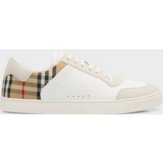 Burberry Sneakers Burberry Men's Leather-Suede Check Sneakers